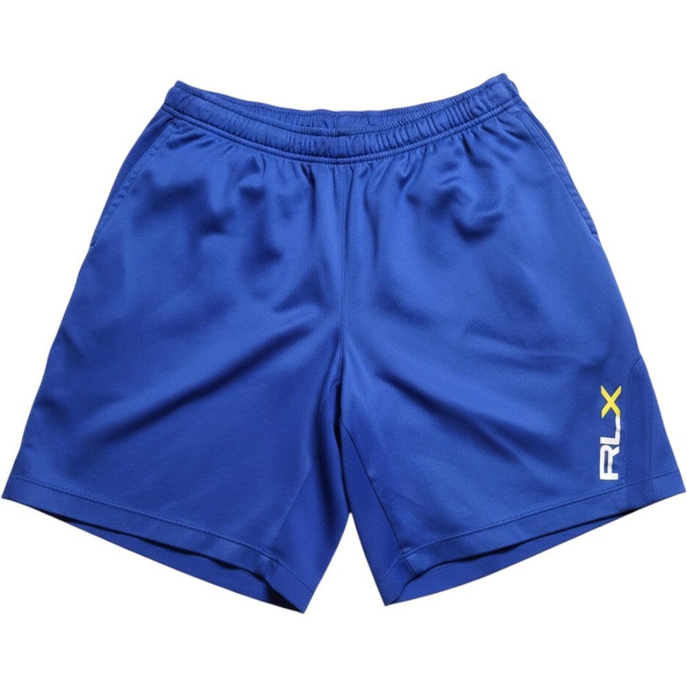 RLX Ralph Lauren Mens Royal Blue Athletic Performance Shorts‎ Medium 7 In Inseam